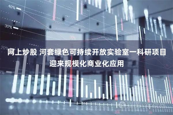 网上炒股 河套绿色可持续开放实验室一科研项目迎来规模化商业化应用